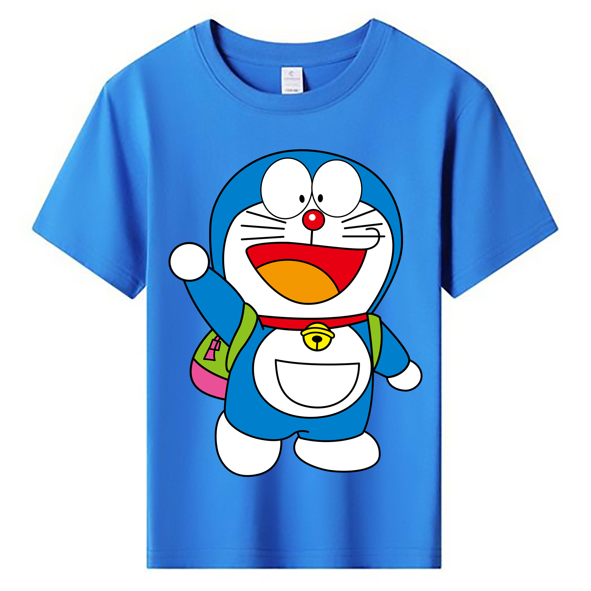 （画像用） ドラえもん Doraemon 綿100％キッズTシャツ（フロントプリント）